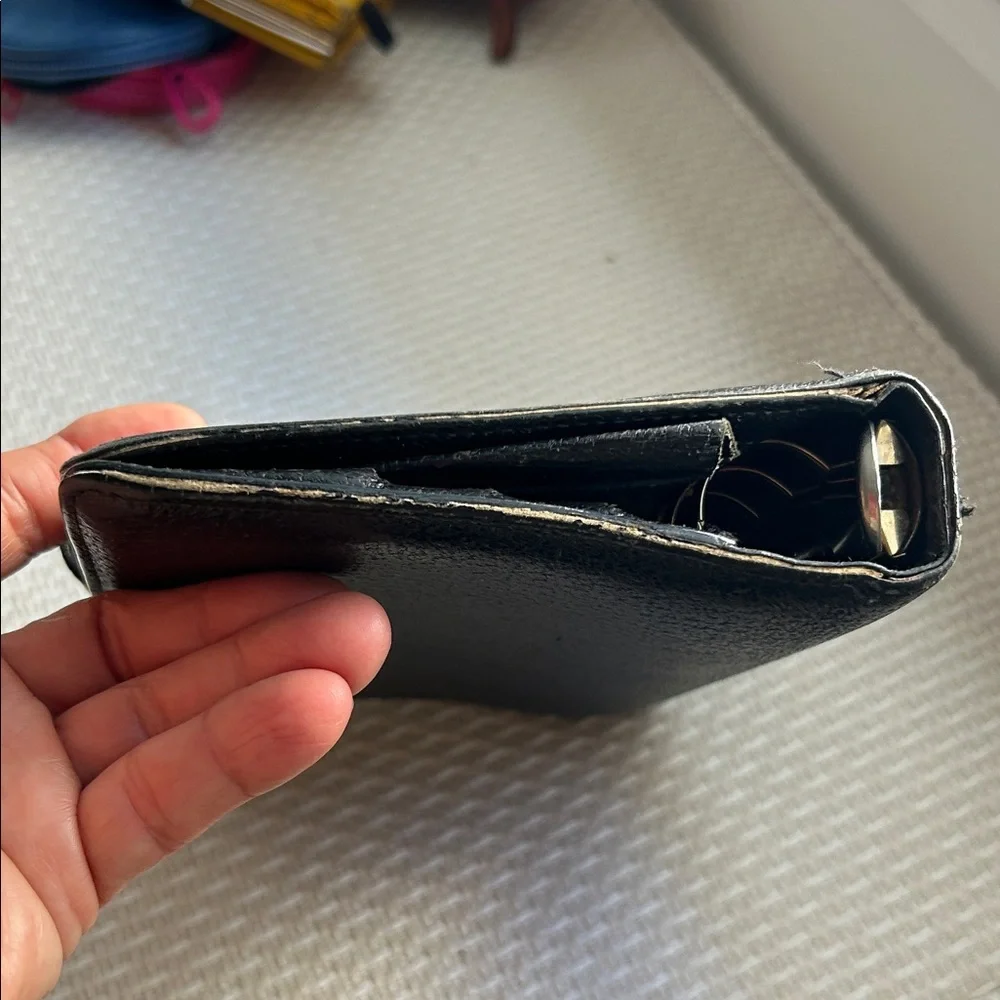 Gucci Black Leather Planner